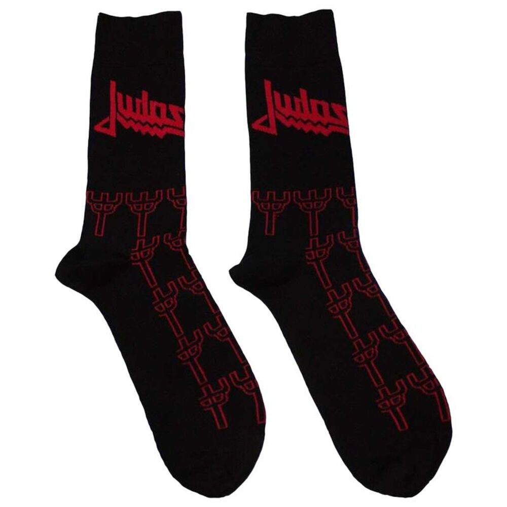Judas Priest Unisex Adult Trident Ankle Socks / Black